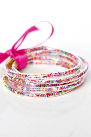 Confetti Jelly Bangle