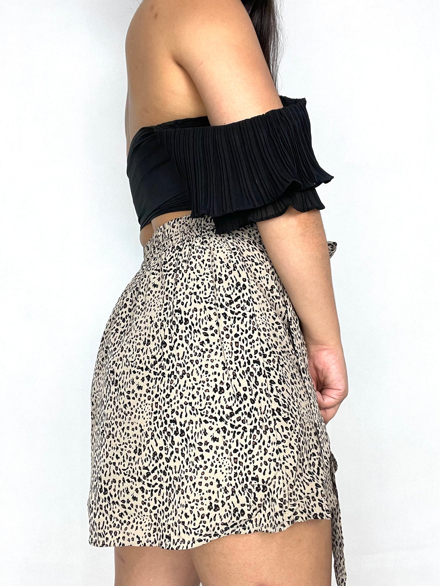 Leopard Skort