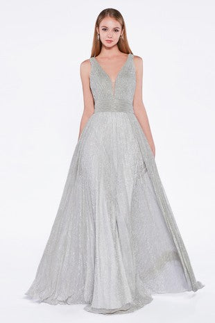 Silver Formal Dress